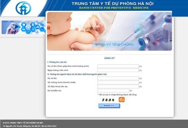 9h ngày 17/3: Bắt đầu đăng ký tiêm vacxin “5 trong 1” đợt 3