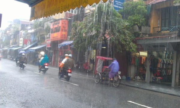 Thời tiết Bắc Bộ: Mưa trắng trời đến cuối tuần