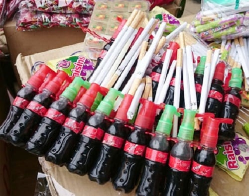 Bắt hơn 1 tấn thức ăn, đồ uống trẻ em do Trung Quốc sản xuất