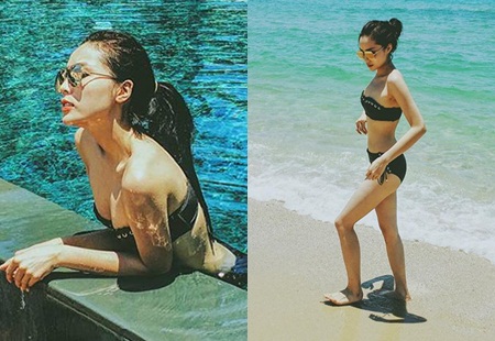 Kỳ Duyên diện bikini khoe dáng