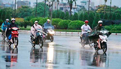 Không khí lạnh về, Bắc Bộ có mưa rào và dông trên diện rộng