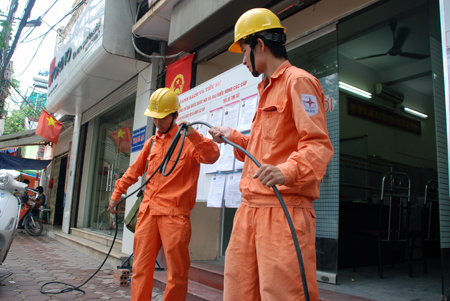 Lịch cắt điện thành phố Hà Nội ngày 20-5-2016