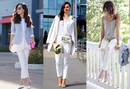 6 cách diện quần jean trắng tôn dáng, sành điệu như fashionista