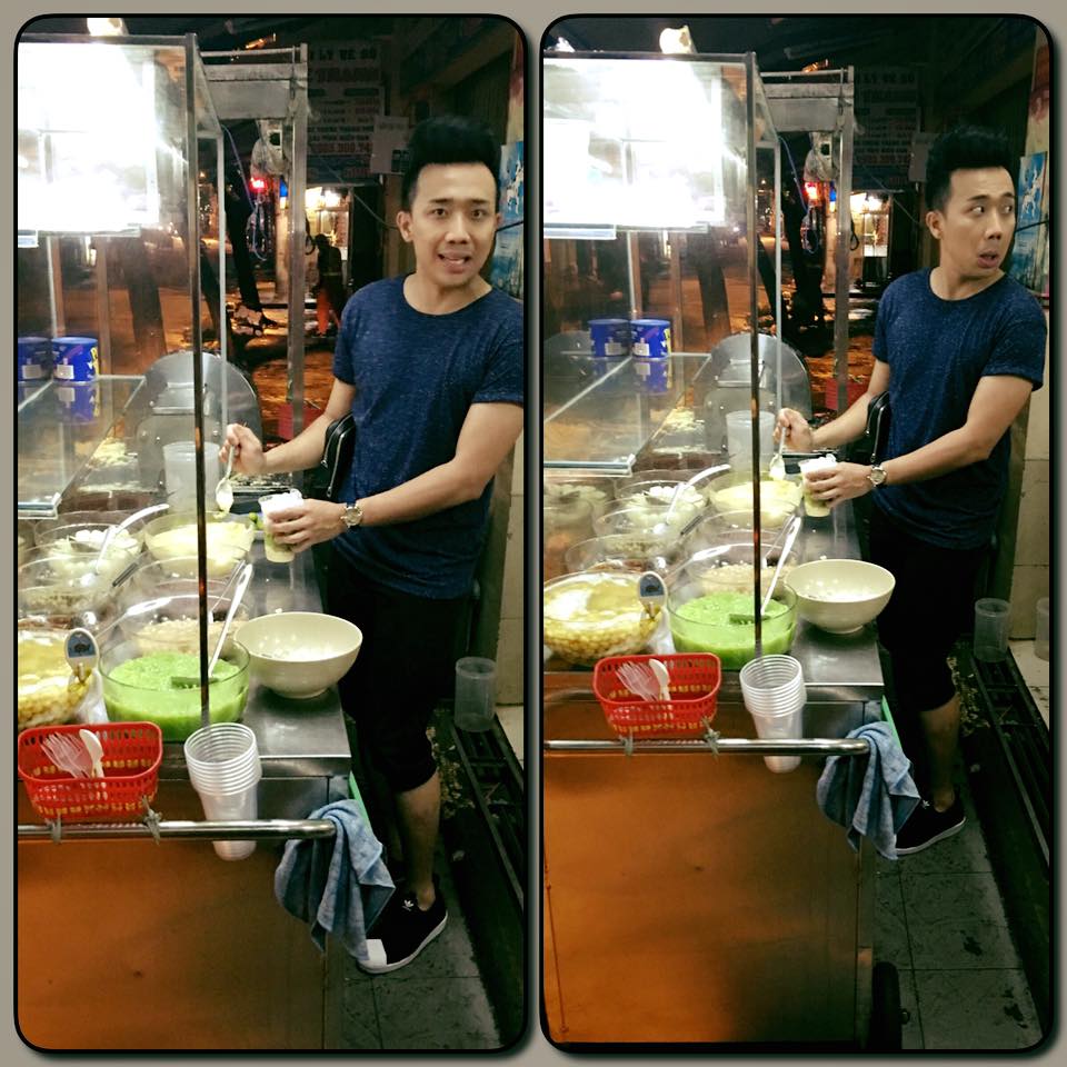 Trấn Thành phấn khích: 'Xin lỗi! Anh chỉ là thằng bán chè!!!'.
