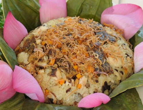 Cách nấu xôi cá rô ăn no bữa sáng