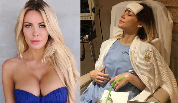 Vợ ông chủ Playboy khốn khổ vì bộ ngực giả