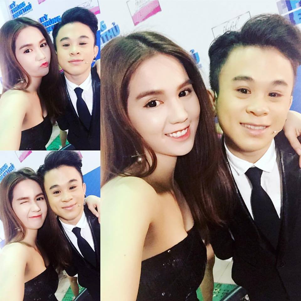 Ngọc Trinh nhắng nhít và siêu gợi cảm bên “Em Xuân Tiến siêu cute”.