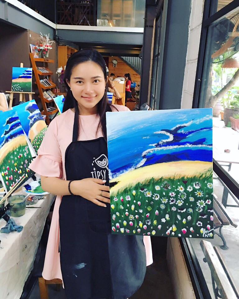 Phan Như Thảo hào hứng khoe 'Cuối tuần của mẹ và bé. Daddy dẫn đi chơi'.