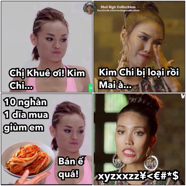 Phạm Hương 'lố' khi bị Mai Ngô 'dụ dỗ' mua kim chi.