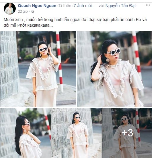 Quách Ngọc Ngoan chia sẻ hình ảnh bạn gái Phượng Chanel