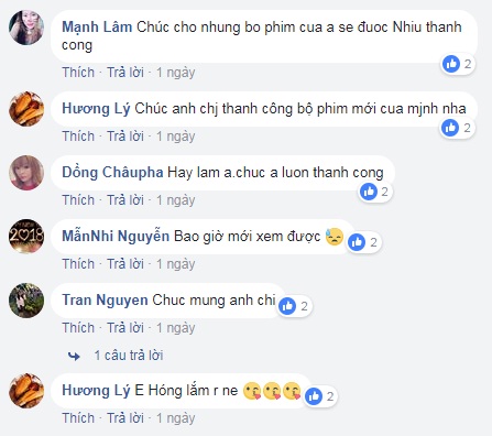 Nhiều người dành lời chúc mừng đến Lý Hải và Minh Hà