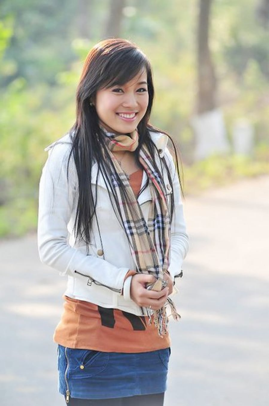 Diễn viên Minh Hương thời đảm nhận vai diễn Vàng Anh trong Nhật ký Vàng Anh