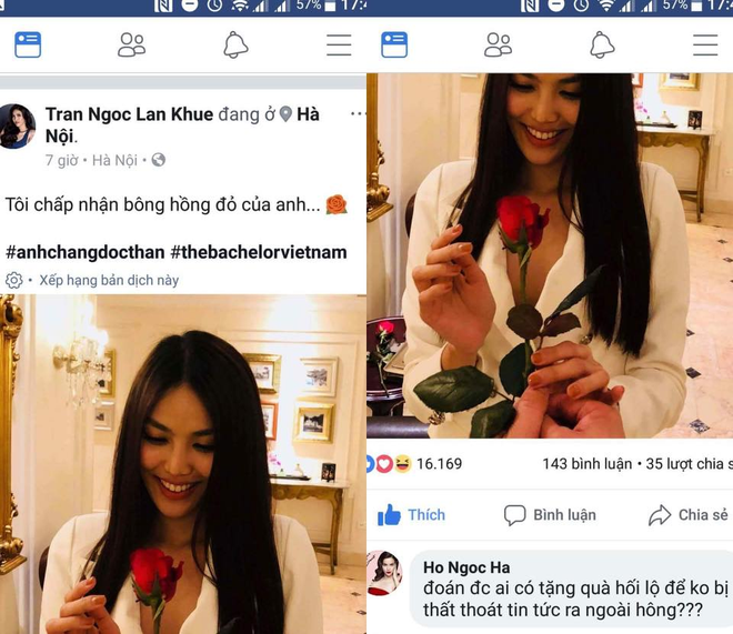 Danh tính bạn trai bí ẩn của Lan Khuê bất ngờ lộ diện. Cụ thể, một cư dân mạng đã bất ngờ phát hiện một đại gia nổi tiếng chia sẻ hình ảnh nắm tay ngọt ngào một cô gái trên trang cá nhân. Ngay sau đó, người ta nhanh chóng phát hiện sự trùng hợp 