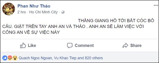 Phan Như Thảo hốt hoảng chia sẻ chuyện con gái Bồ Câu bị giang hồ bắt cóc