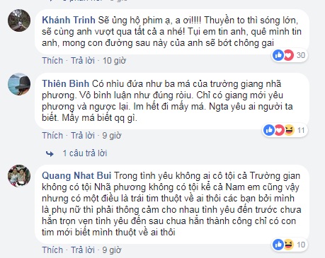 Nhiều người lên tiếng giữa ồn ào chuyện tình Trường Giang và Nam Em