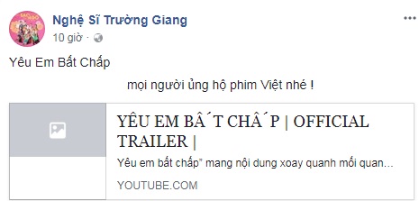 Động thái mới nhất của Trường Giang sau 