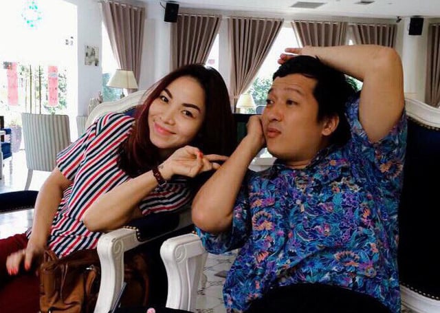 Trường Giang và ca sĩ Khánh Loan