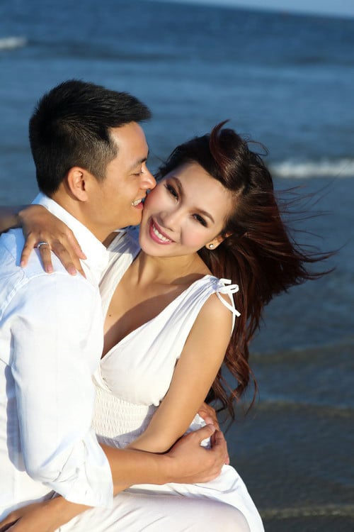 Khánh Ngọc và chồng cũ - xạ thủ Trung Hiếu