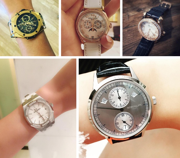 Bộ sưu tập đồng hồ tiền tỷ của Mai Phương Thúy