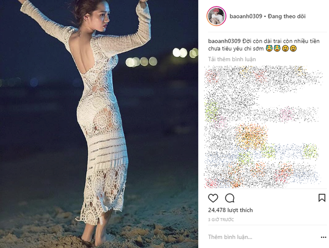 Trong một động thái mới đây nhất, trên trang cá nhân, Bảo Anh tiếp tục đăng đàn giải thích chuyện mình vẫn còn độc thân. Cô chia sẻ: 