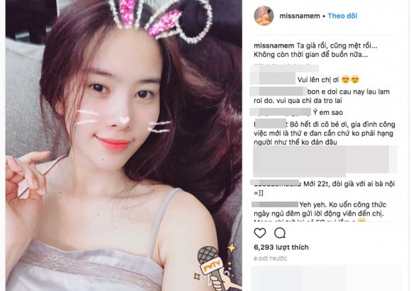 Sau khi Khánh My cho biết, cô thấy 