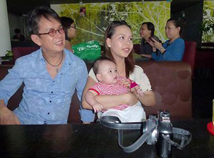 Gia đình hiện tại của nhạc sĩ Đức Huy