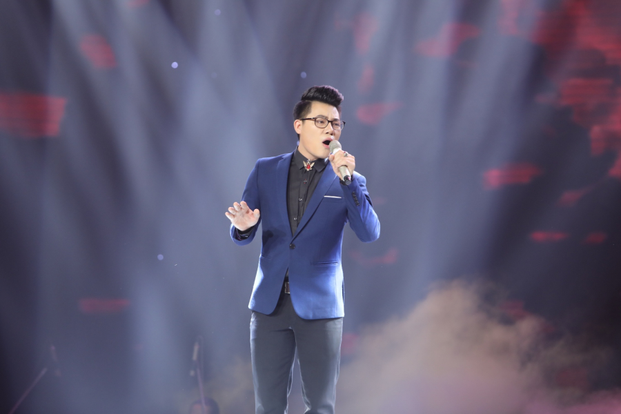 Duy Cường tham gia phần thi solo