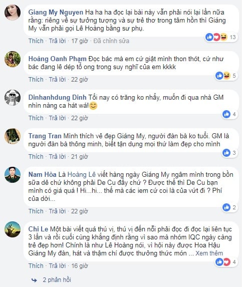 Nhiều người dành lời ngợi khen cho nhan sắc đẹp mặn mà của Hoa hậu Giáng My
