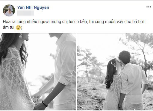 Yến Nhi cũng bất ngờ lên tiếng về tin đồn Quatrian shbet hiện đang mở của chị gái.