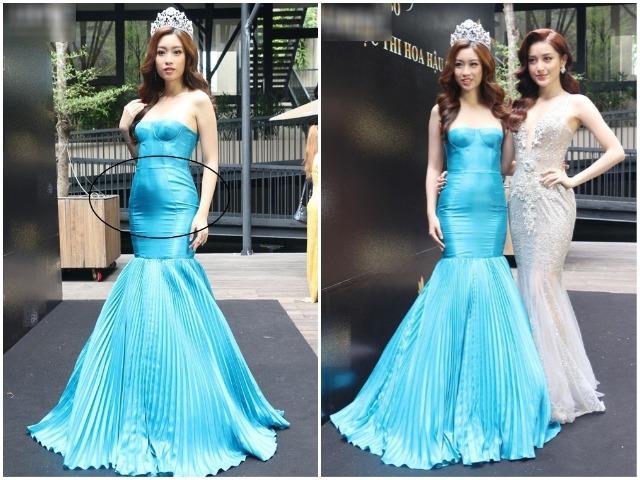 Bộ đầm ôm sát dáng đuôi cá vô tình 