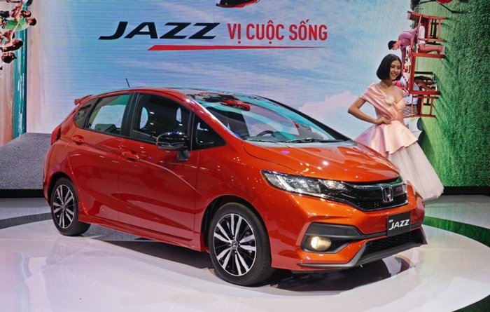 Tân binh Honda Jazz cũng cùng mức tăng 5 triệu đồng