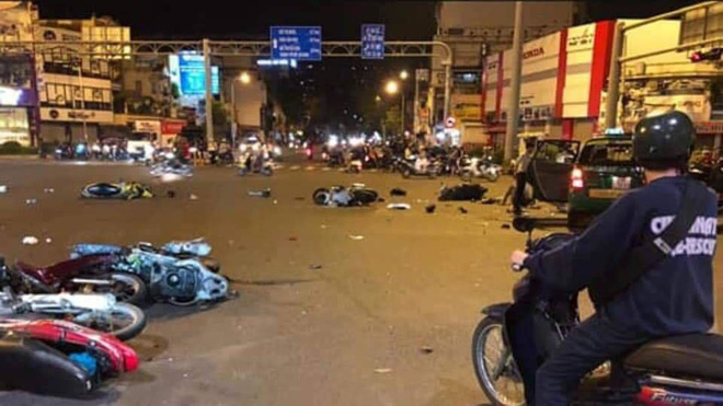 Hiện trường vụ tai nạn