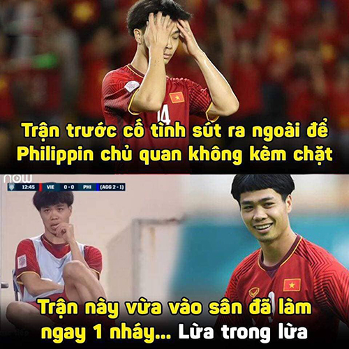 Công Phượng dùng cả 