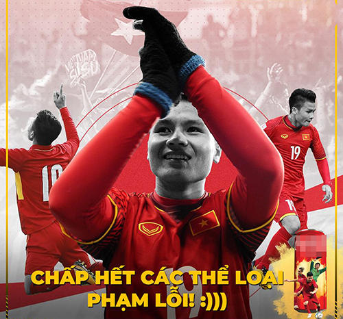Quang Hải là cầu thủ bị đội bạn phạm lỗi nhiều nhất trận nhưng không gì có thể cản nổi anh ghi bàn.     
