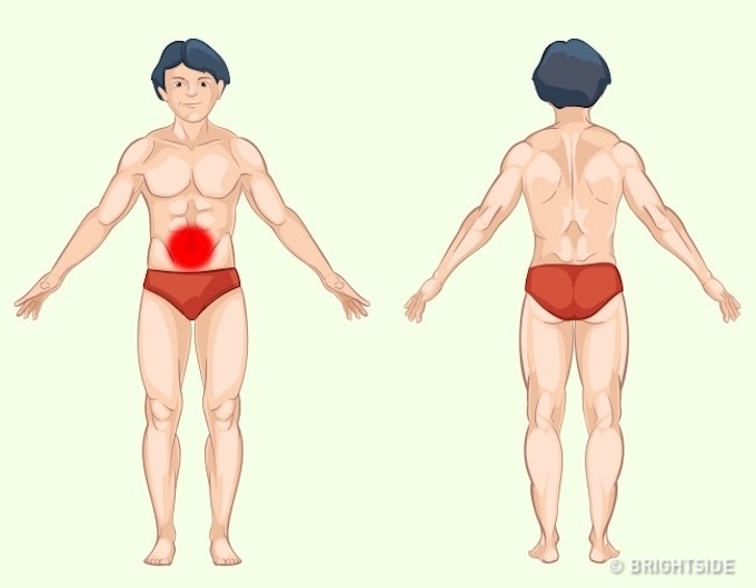 Ruột non: Các vấn đề xảy ra với ruột non thường gây đau ở vùng rốn. Nếu cơn đau kéo dài và gây khó chịu khi cúi người hoặc đi bộ, đừng chần chờ hãy đến gặp bác sĩ để được thăm khám ngay nhé.