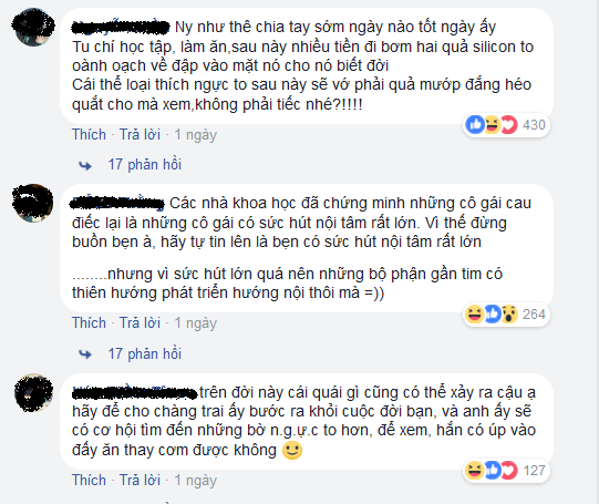 Một số bình luận hài hước của cư dân mạng