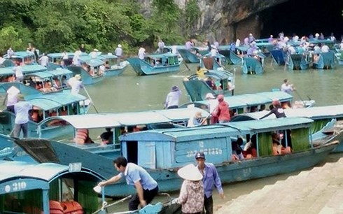 Phong Nha - Kẻ Bàng cũng đón hàng chục nghìn lượt khách mỗi ngày
