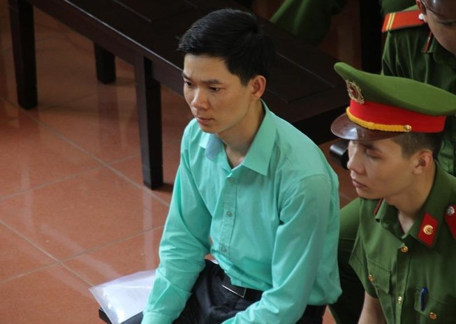 Bị cáo Hoàng Công Lương tại phiên tòa