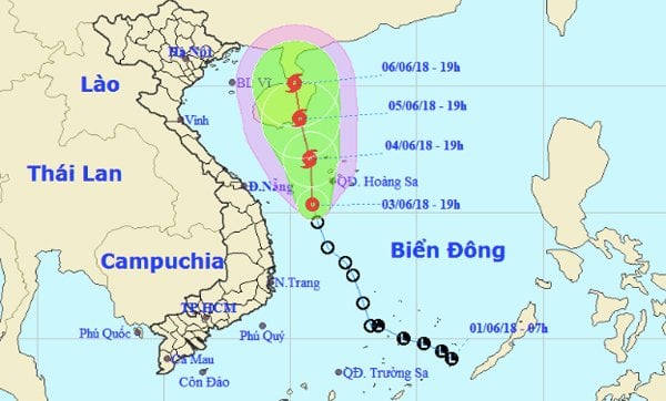 Áp thấp có khả năng mạnh lên thành bão