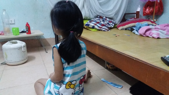 Tuy nhiên cháu bé tỏ ra vô cùng bình thường và không có dấu hiệu sợ sệt