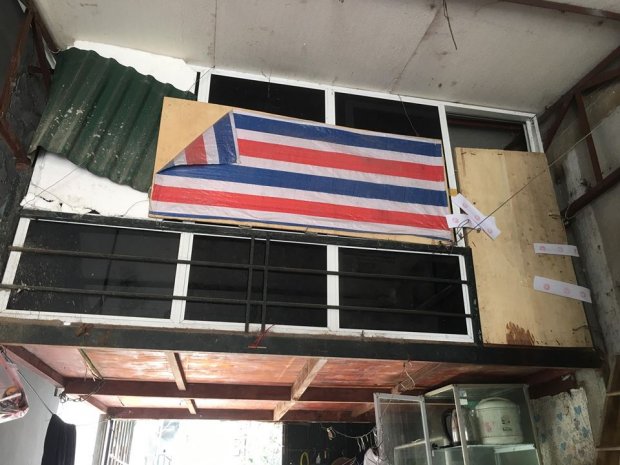 Căn gác xép nơi xảy ra vụ án mạng