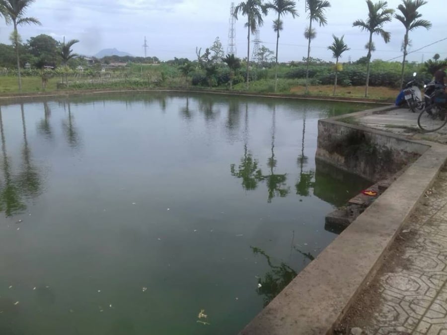 Ao đình làng, nơi 2 cháu bé tử vong thương tâm