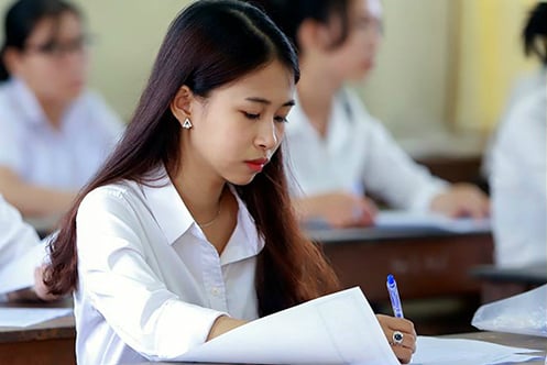 Các thí sinh đang bước vào kỳ thi THPT Quốc gia năm 2018