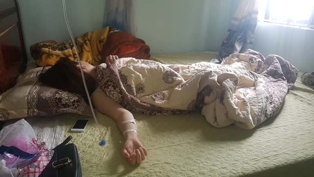 Bà A. hiện đang phải điều trị do sốc tinh thần