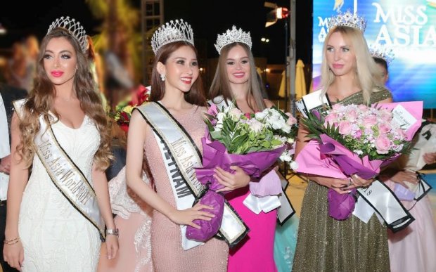 Đại diện Việt Nam và các Á hậu khác