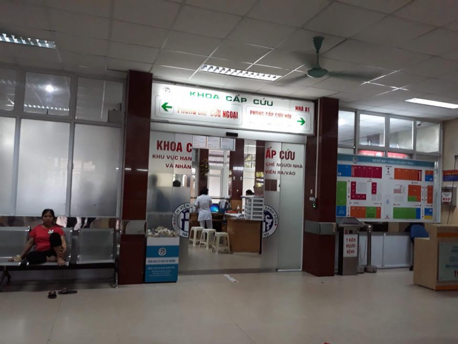 Khoa Cấp cứu bệnh viện Xanh-pôn
