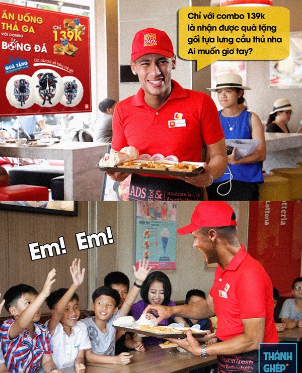 Thôi thì về làm ảnh bán gà có khi lại hay đó anh Neymar ạ