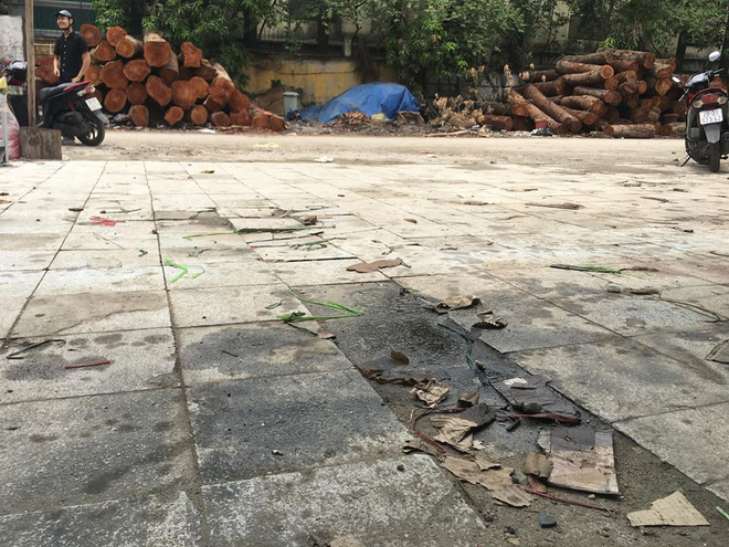 Hiện trường xảy ra vụ việc được cho là đánh ghen tại Phùng Xá, Thạch Thất, Hà Nội
