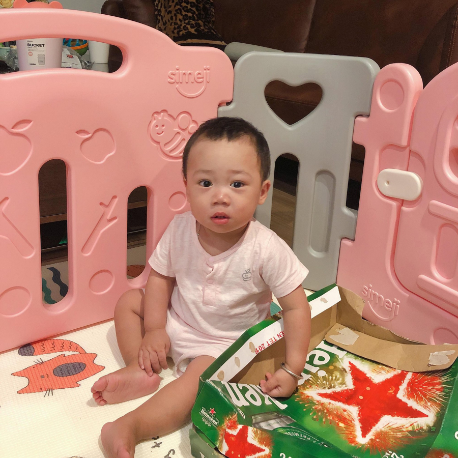 Peter khỏe mạnh và tăng được 0.5kg từ ngày được chăm sóc cẩn thận