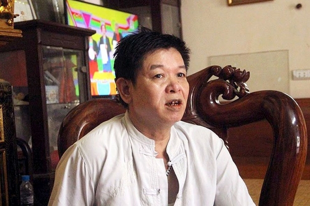 Ông Phùng Văn Phượng, ông nội của một trong hai cháu bé